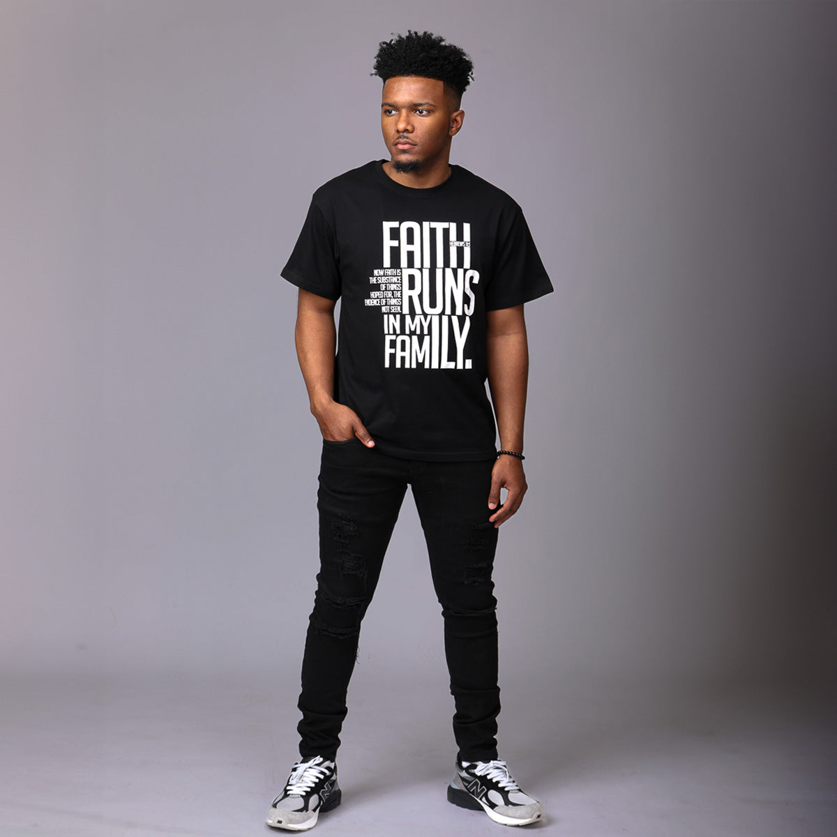 Faith Runs in My Family T-Shirt: $30
