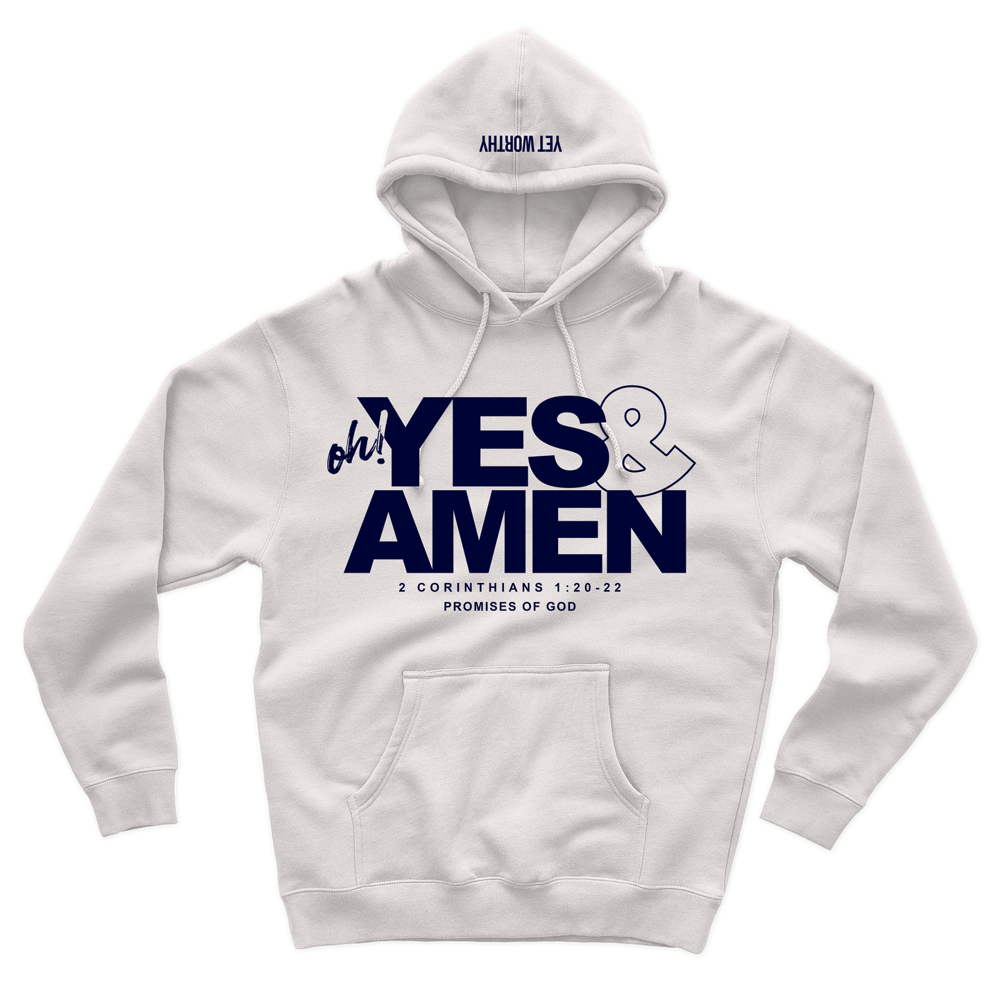 Yes & Amen Hoodie- Blue: $30-$50
