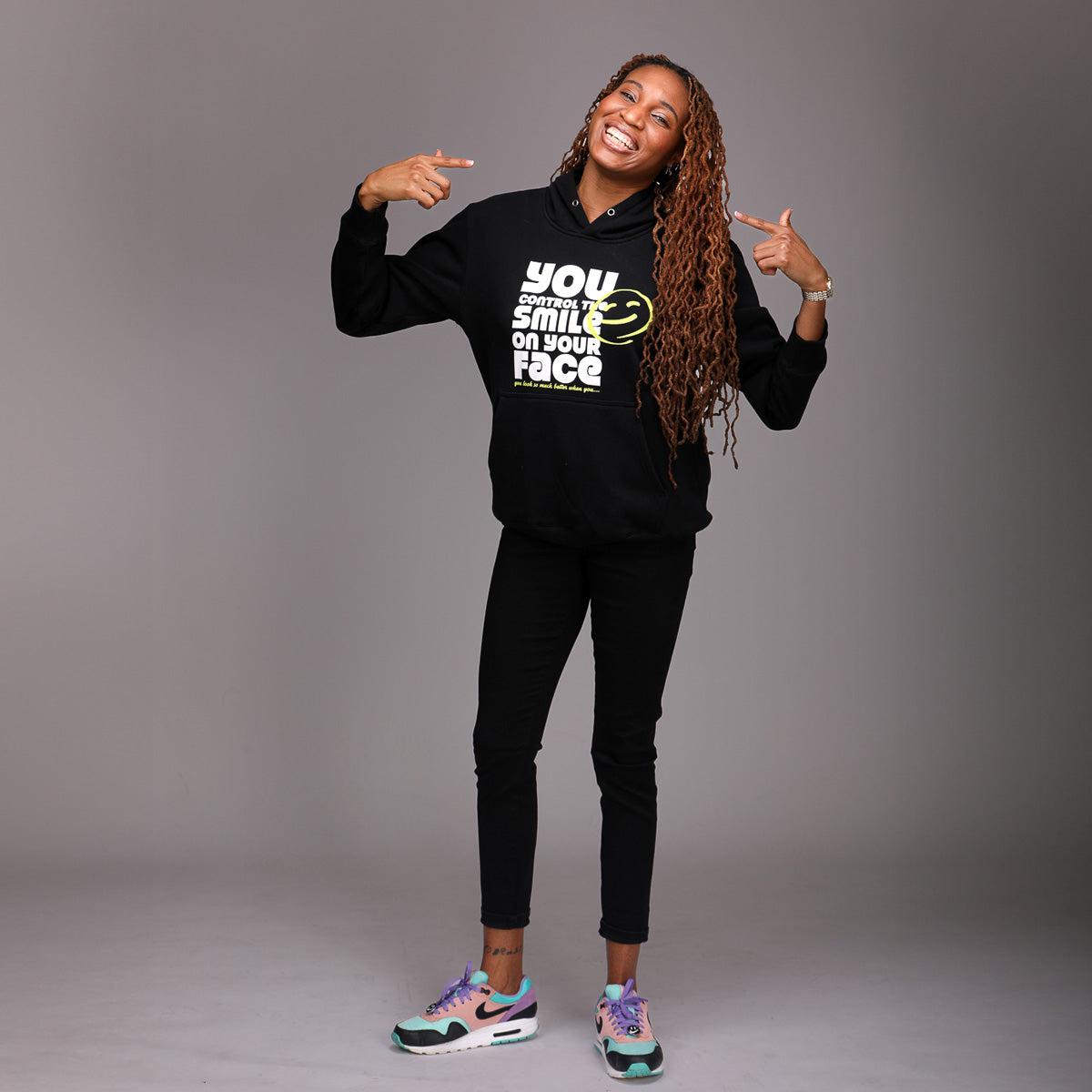 Control the Smile Hoodie: $25