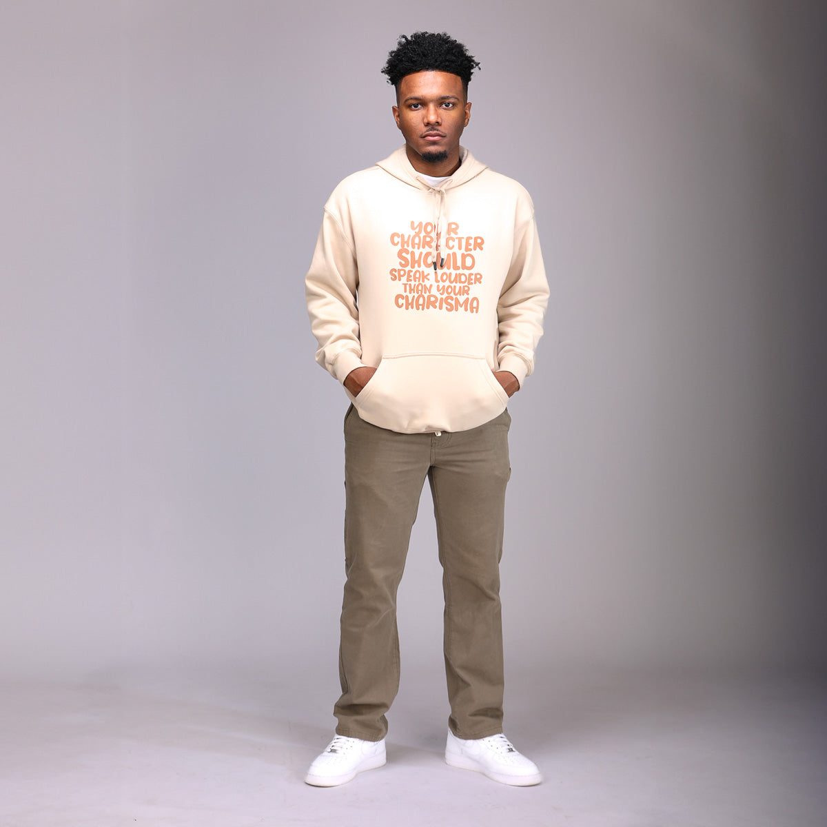 Character Over Charisma Hoodie: $25
