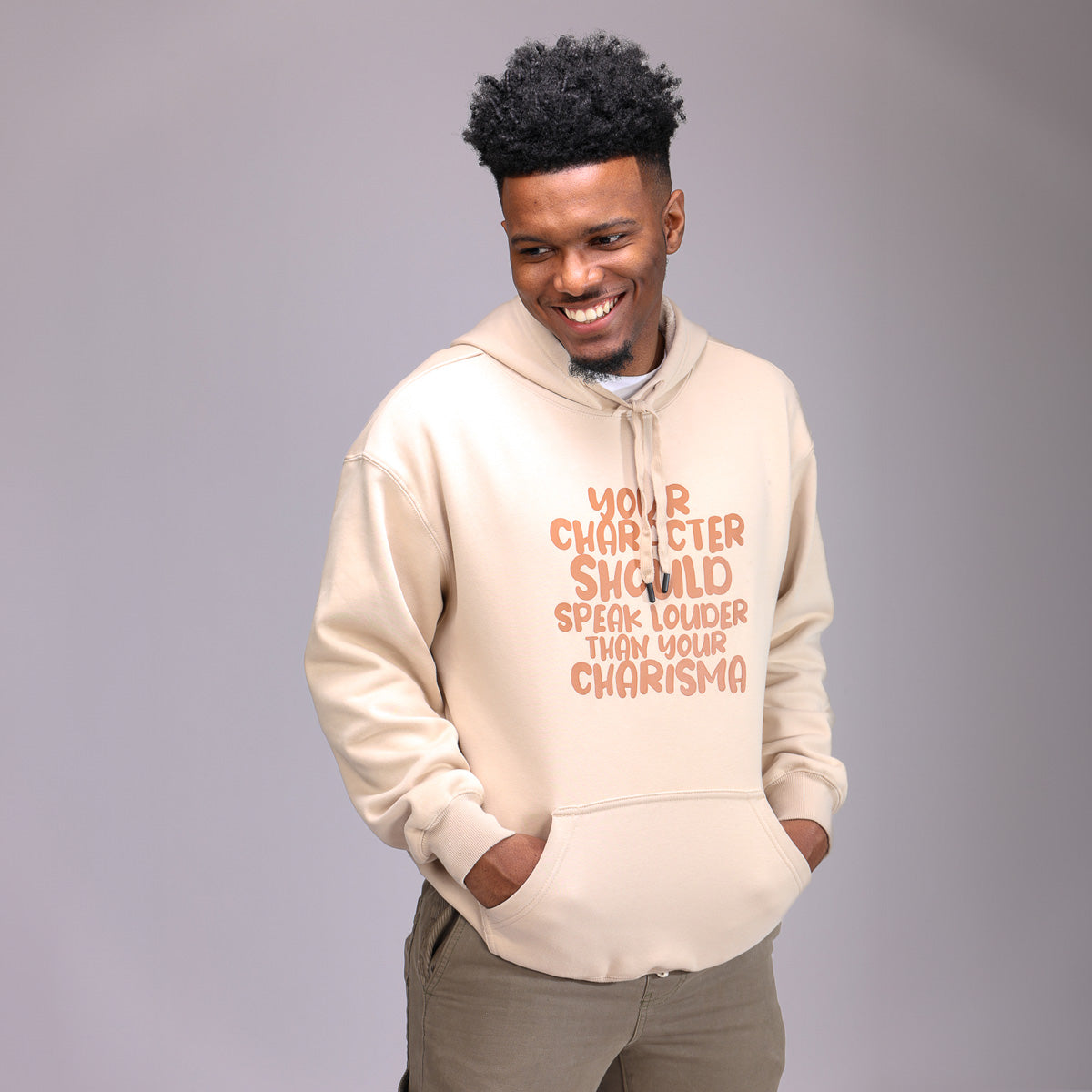 Character Over Charisma Hoodie: $25