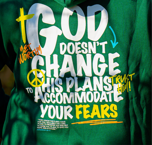 God’s Plan Long Sleeve T-Shirt- Green: $20-$40