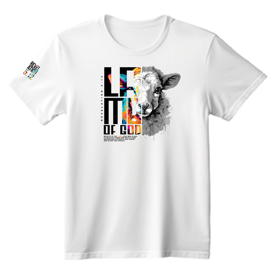 Lamb of God T-Shirt- White: $30