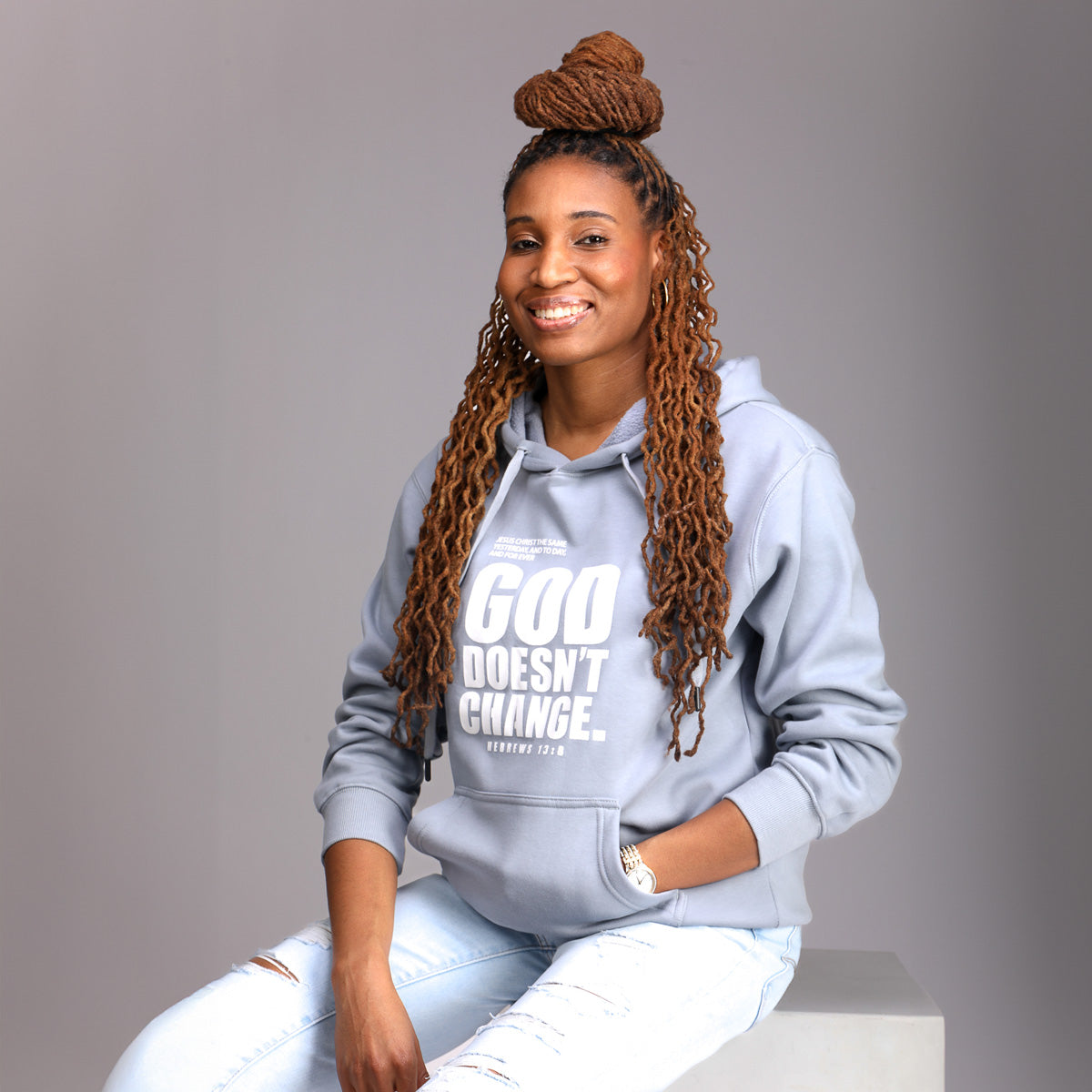 God Doesn't Change Hoodie: $20-$25