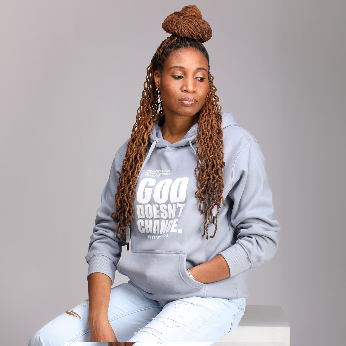 God Doesn't Change Hoodie: $20-$25